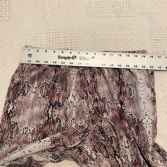 Jennifer Lopez animal floral print jogger pants large P 7073 - Picture 4 of 13